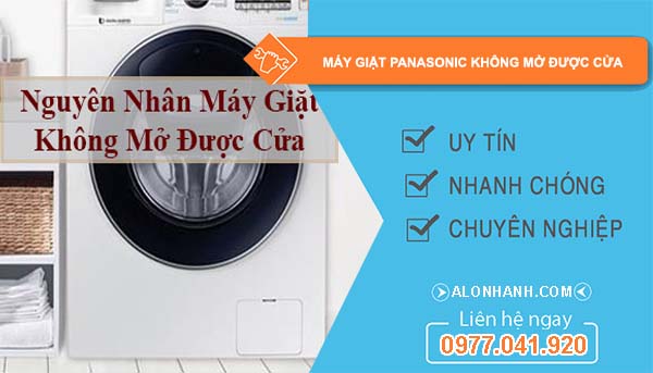 nguyên nhân máy giặt panasonic không mở được cửa