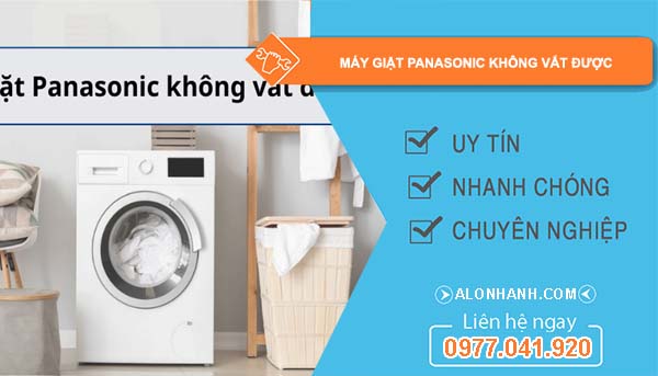 nguyên nhân máy giặt panasonic không vắt được