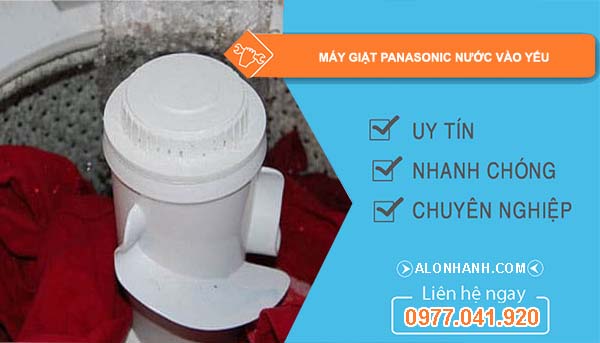 nguyên nhân máy giặt panasonic nước vào yếu