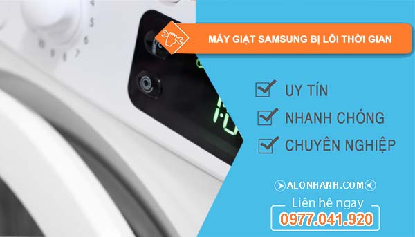 nguyên nhân máy giặt samsung bị lỗi thời gian
