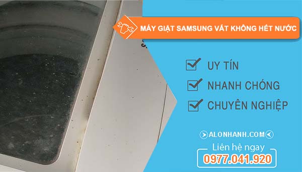 nguyên nhân máy giặt samsung vắt không hết nước