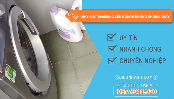 nguyên nhân máy giặt samsung lên nguồn nhưng không chạy