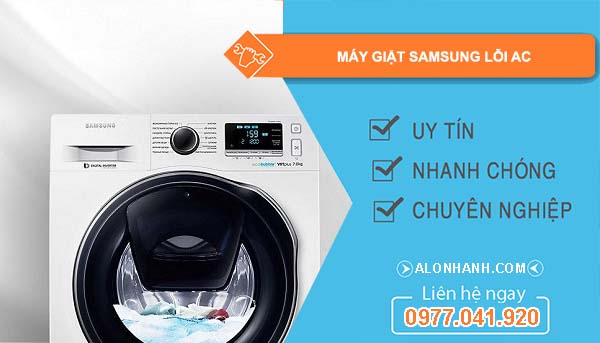 nguyên nhân máy giặt samsung lỗi ac