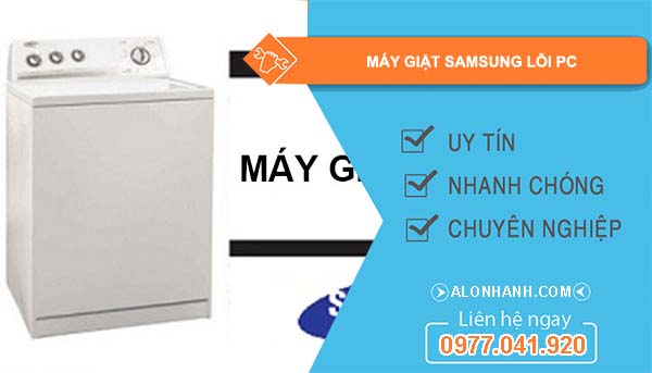 nguyên nhân máy giặt samsung lỗi pc