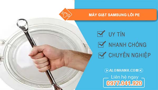 nguyên nhân máy giặt samsung lỗi pe
