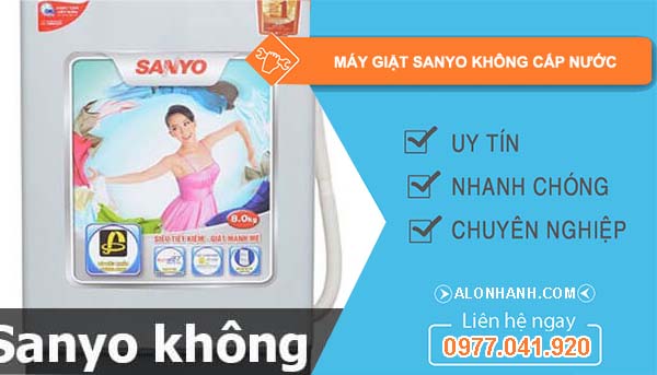 nguyên nhân máy giặt sanyo không cấp nước