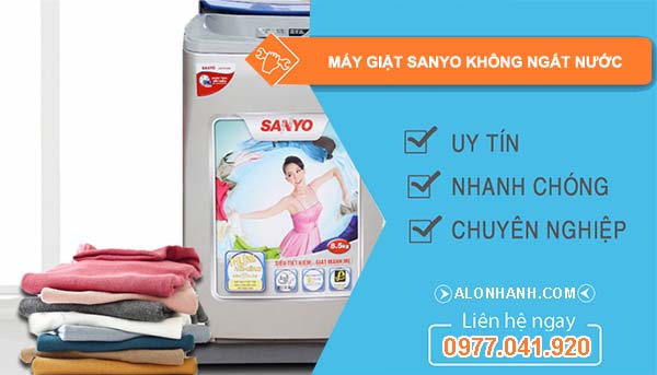 nguyên nhân máy giặt sanyo không ngắt nước