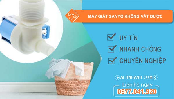 nguyên nhân máy giặt sanyo không vắt được