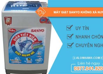 nguyên nhân máy giặt sanyo không xả nước