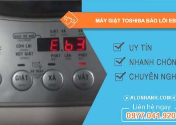 nguyên nhân máy giặt toshiba báo lỗi eb3