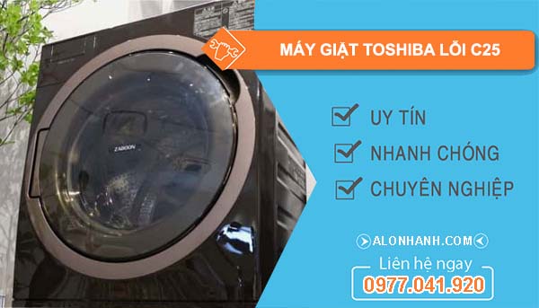 nguyên nhân máy giặt toshiba lỗi c25