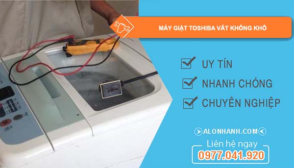 nguyên nhân máy giặt toshiba vắt không khô