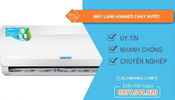 nguyên nhân máy lạnh asanzo chảy nước