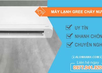 nguyên nhân máy lạnh gree chảy nước