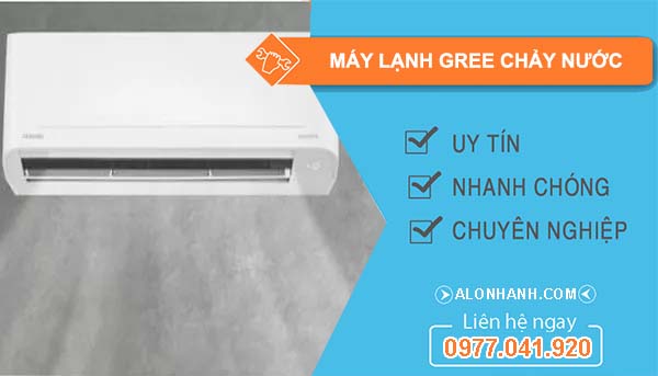 nguyên nhân máy lạnh gree chảy nước