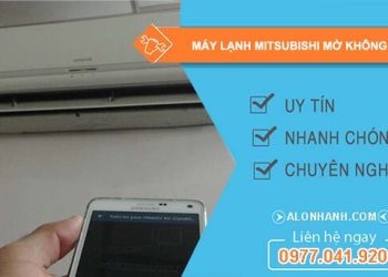 nguyên nhân máy lạnh mitsubishi mở không lên