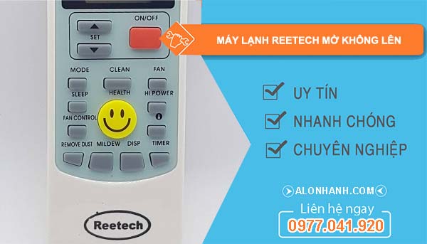 nguyên nhân máy lạnh reetech mở không lên