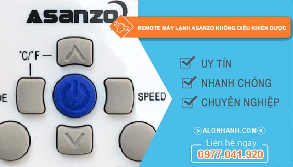 nguyên nhân remote máy lạnh asanzo không điều khiển được