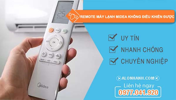 nguyên nhân remote máy lạnh midea không điều khiển được