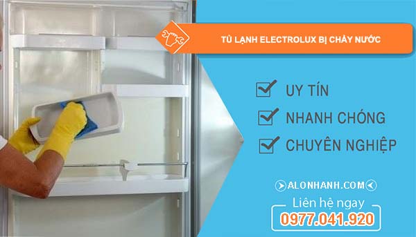 nguyên nhân tủ lạnh electrolux bị chảy nước
