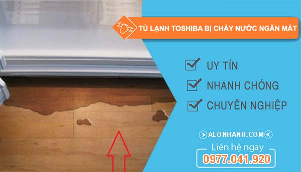nguyên nhân tủ lạnh toshiba bị chảy nước ngăn mát