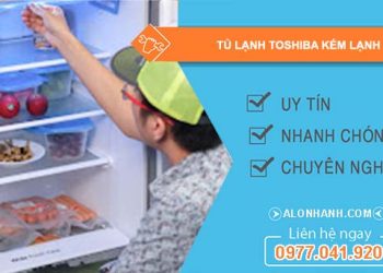 nguyên nhân tủ lạnh toshiba kém lạnh