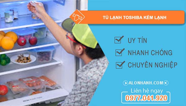 nguyên nhân tủ lạnh toshiba kém lạnh