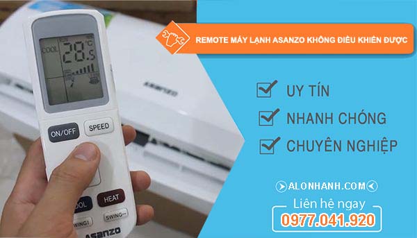 remote máy lạnh asanzo không điều khiển được
