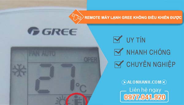 remote máy lạnh gree không điều khiển được