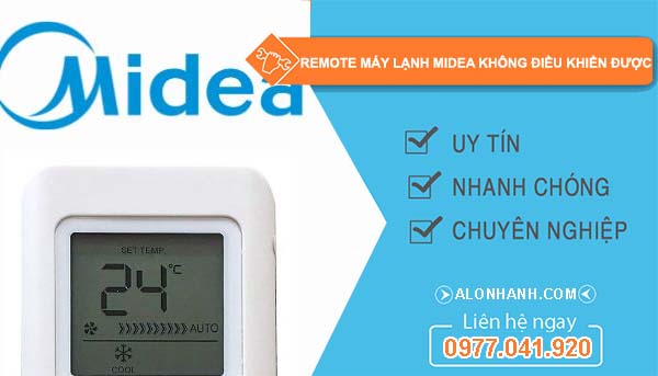 remote máy lạnh midea không điều khiển được