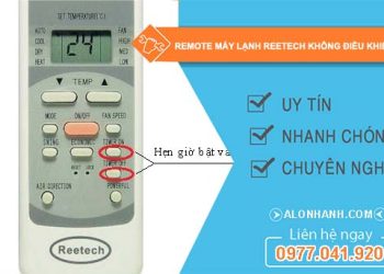 remote máy lạnh reetech không điều khiển được