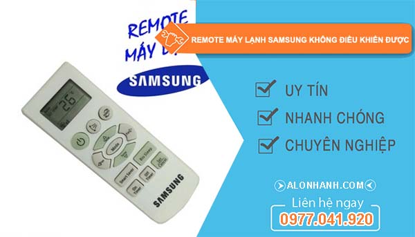 remote máy lạnh samsung không điều khiển được