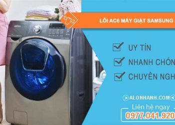 sửa lỗi ac6 máy giặt samsung