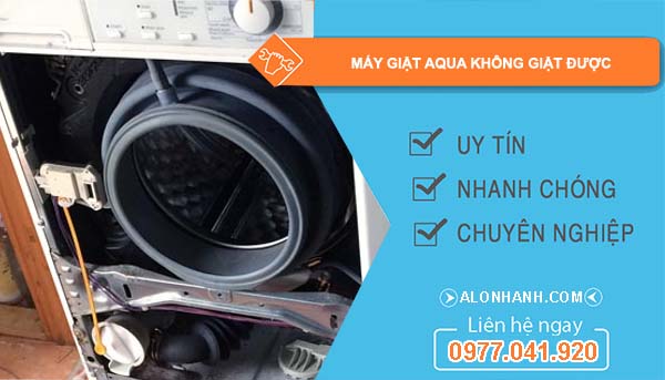 sửa máy giặt aqua không giặt được