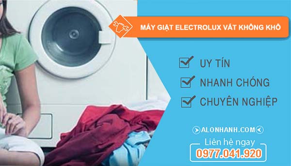 sửa máy giặt electrolux vắt không khô