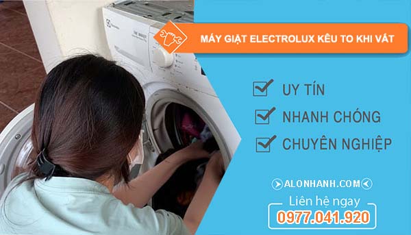 sửa máy giặt electrolux kêu to khi vắt
