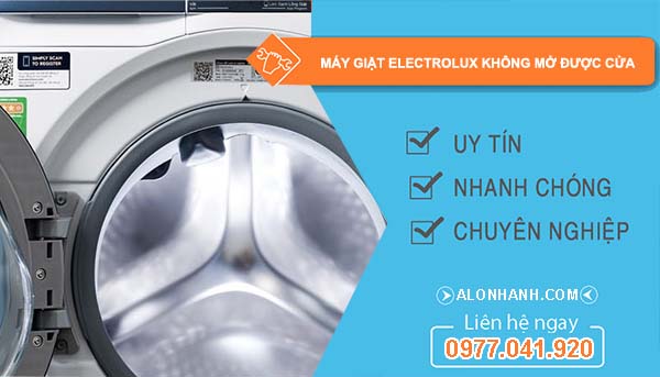 sửa máy giặt electrolux không mở được cửa