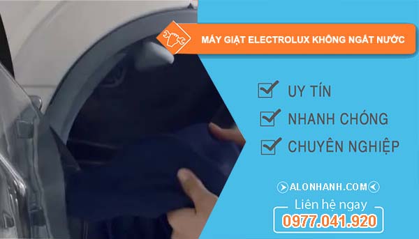 sửa máy giặt electrolux không ngắt nước