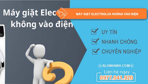 sửa máy giặt electrolux không vào điện