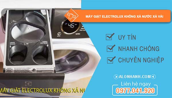 sửa máy giặt electrolux không xả nước xả vải