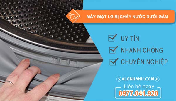 sửa máy giặt lg bị chảy nước dưới gầm