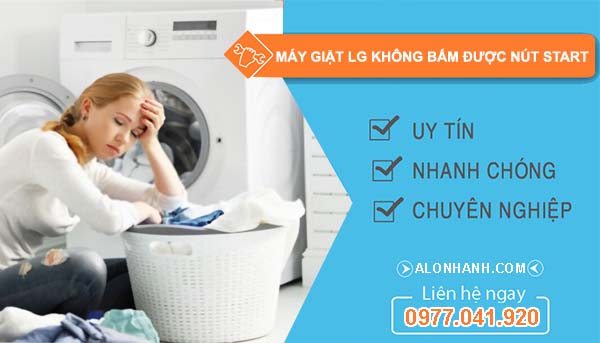 sửa máy giặt lg không bấm được nút start