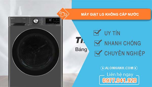 sửa máy giặt lg không cấp nước