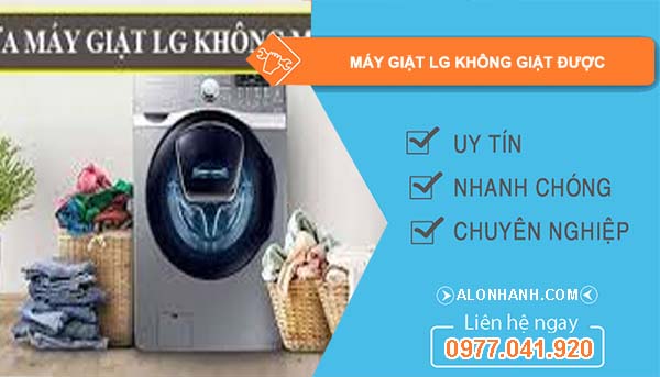 sửa máy giặt lg không giặt được