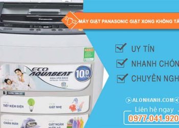 sửa máy giặt panasonic giặt xong không tắt nguồn