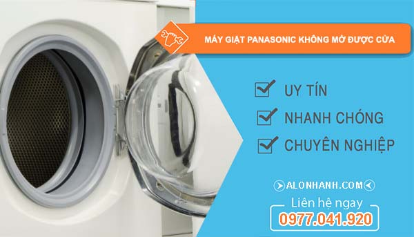 sửa máy giặt panasonic không mở được cửa