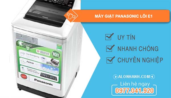 sửa máy giặt panasonic lỗi e1
