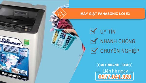 sửa máy giặt panasonic lỗi e3