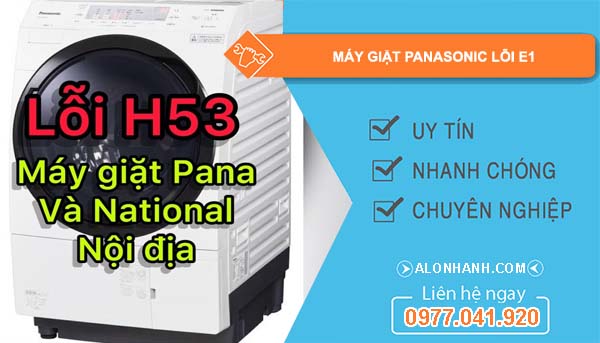 sửa máy giặt panasonic lỗi h53