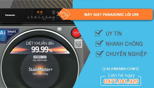sửa máy giặt panasonic lỗi u99